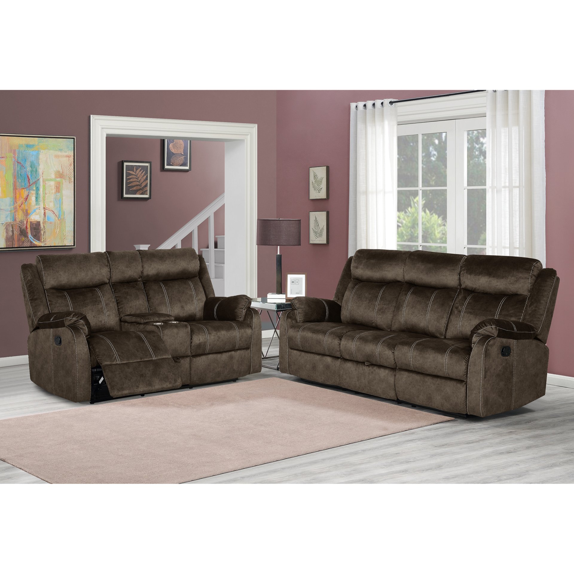 Sonet Domino - Recliner - Coffee - Image 2