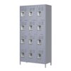 12 Door Lockers With Lock For Secure Storage Construction - Gray - Image 10