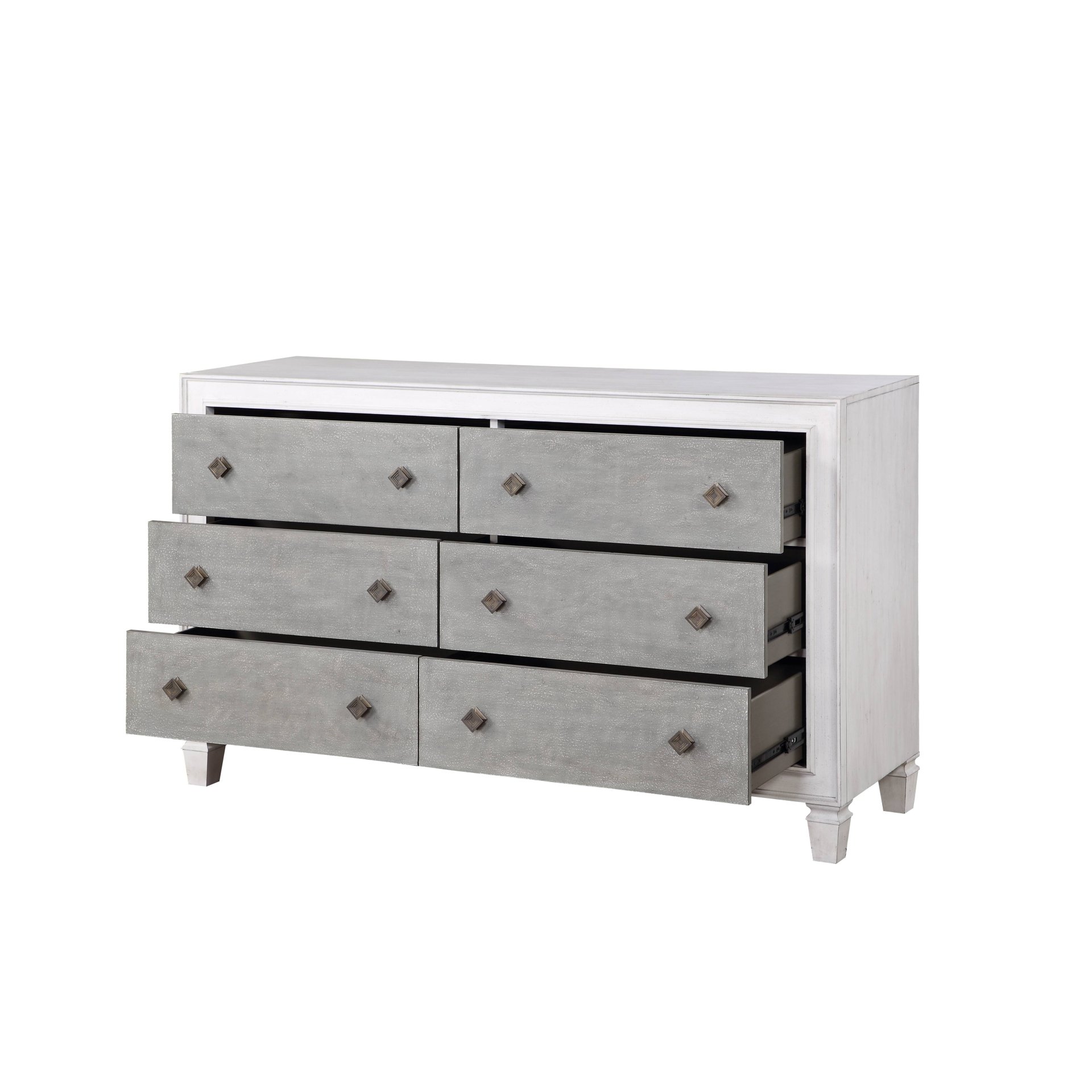 Katia - Weathered Dresser - White - Image 2