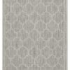 Sunshine - 2'7" X 7'3" Polypropylene Indoor, Outdoor Area Rug - Silver - Image 2