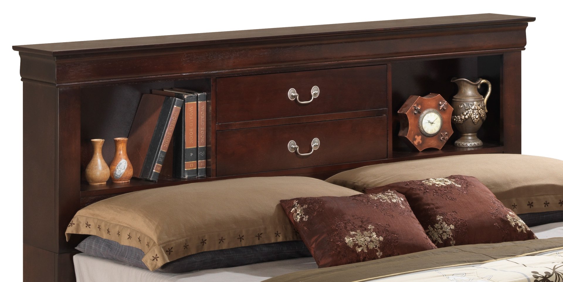 Louis Phillipe - Full Storage Bed - Cappuccino - Image 3