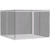 Outsunny - 10' x 13' Replacement Mesh Sidewall Netting For Patio Gazebos And Canopy Tents With Zippers (Sidewall Only) - White - Image 4