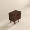 Logan - Mid-Century Modern Nightsd Bed Side Tables With 2 Drawers - Brown - Image 4