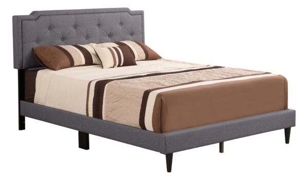 Deb - Queen Bed For Cozy Sleep - Gray