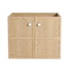 Modern Wall Mounted 24" Bathroom Vanity With 2 Soft Closing Doors, Excluding Sink - Oak - Image 12