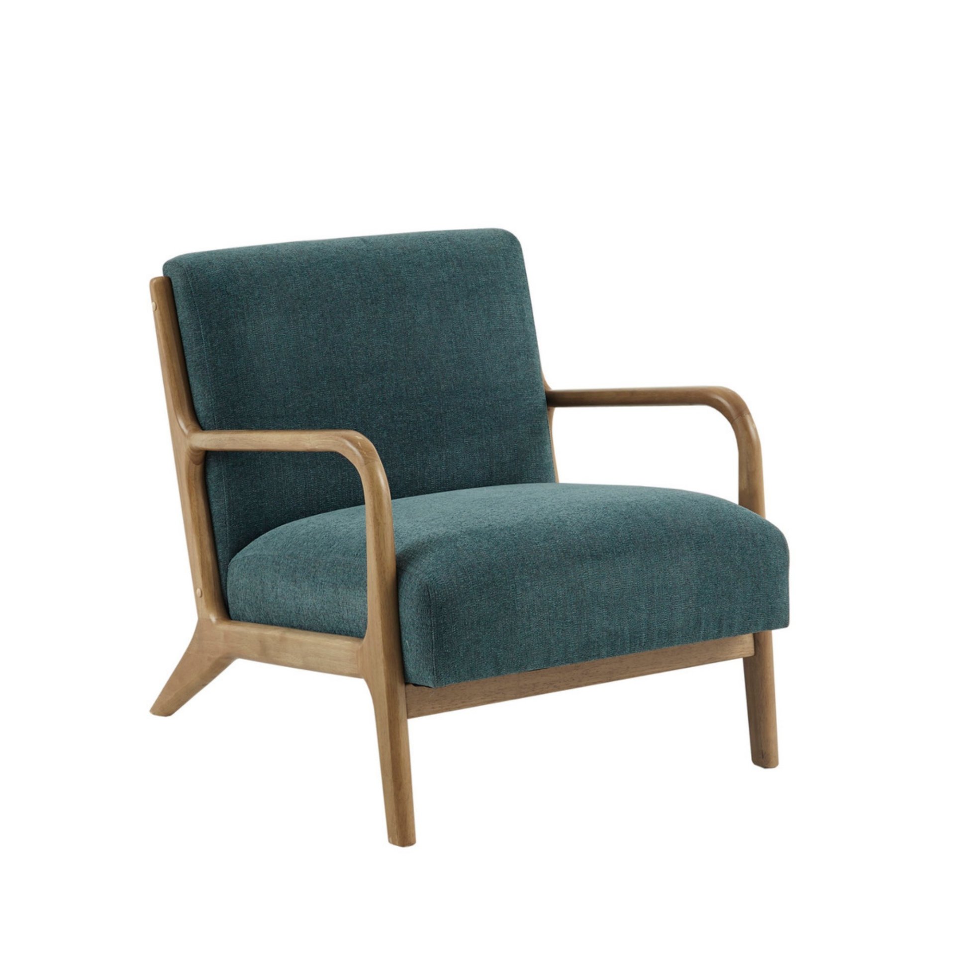 Lounge Chair Mid Century Style - Teal - Image 8