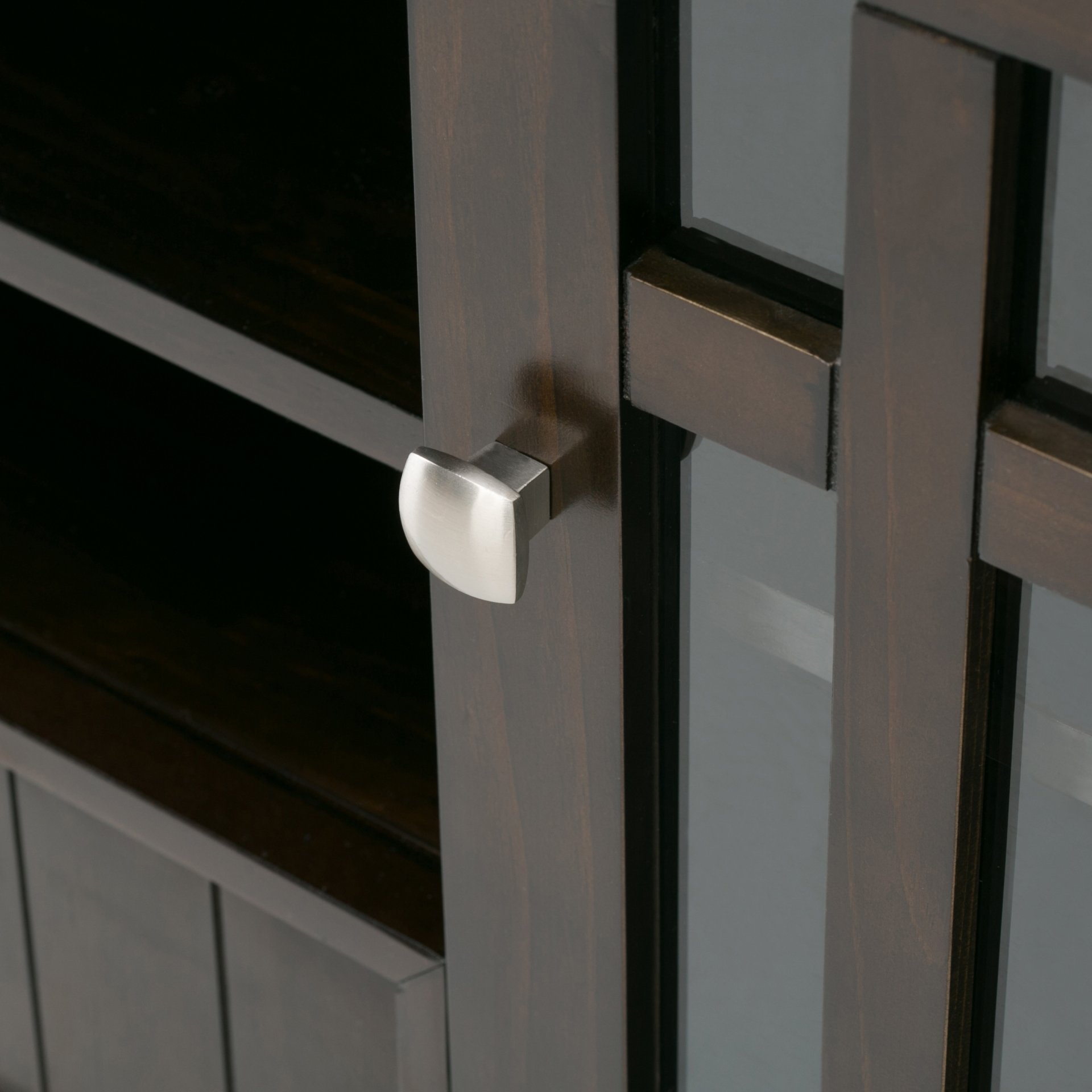 Bedford - Tall TV Media Stand - Dark Tobacco Brown - Image 2