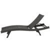 Salem - Wicker Chaise Lounge Chair For Comfortable Outdoor Relaxing - Gray Rattan - Image 13