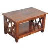 Belmont - X Frame Coffee Table - Brown - Image 5