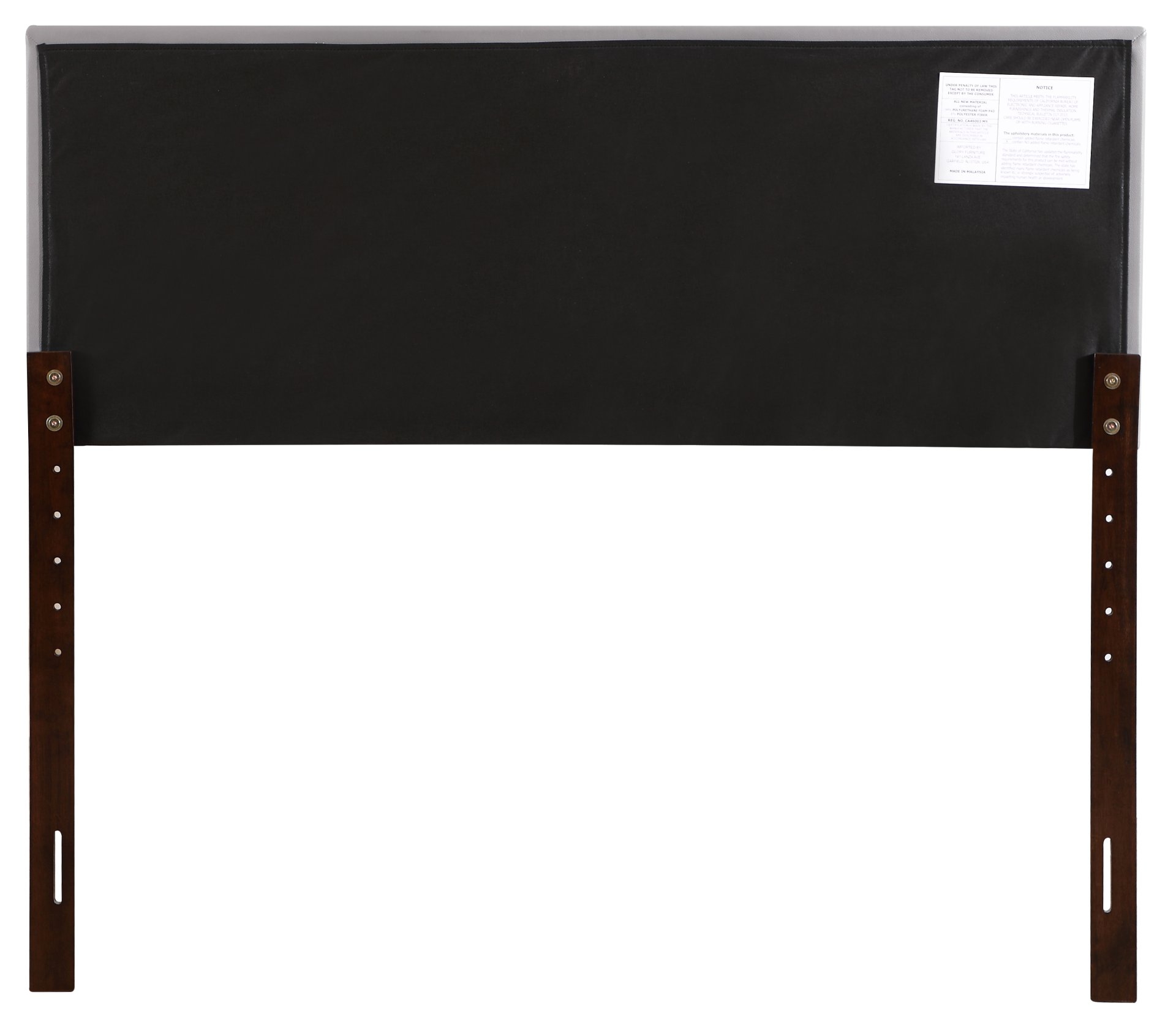 Casual Upholstered Headboard - Light Gray - Image 3