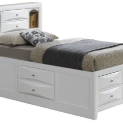 Marilla - Twin Storage Bed - White