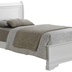 Twin Bed Charming Traditional - White