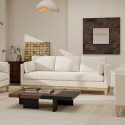 Knox - Modern Farmhouse Sofa - French Beige