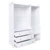 Open Wardrobe Storage For Bedroom - White - Image 5