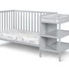 Palmer - 3 In 1 Convertible Crib, Changer Combo - Gray - Image 4