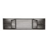 Gloaming - Outdoor Bench With Slat Design And Triangular Base - Dark Gray - Image 4
