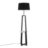 Cosmo - Shelf Contemporary / Glam Floor Lamp - Black - Image 4