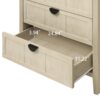 3 Drawer Cabinet, For Bedroom - Natural - Image 5