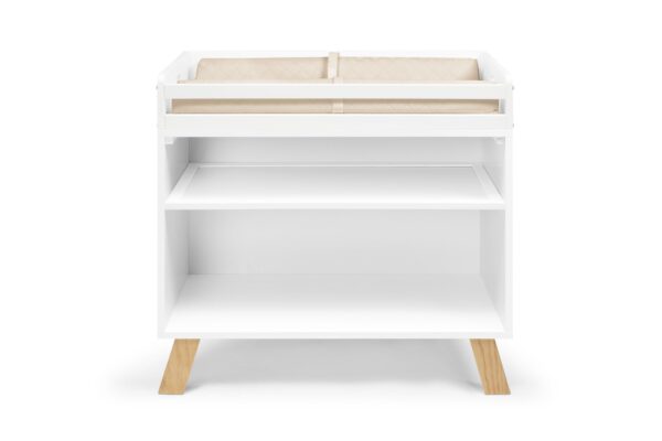 Livia - Multi Purpose Changing Table - White, Natural