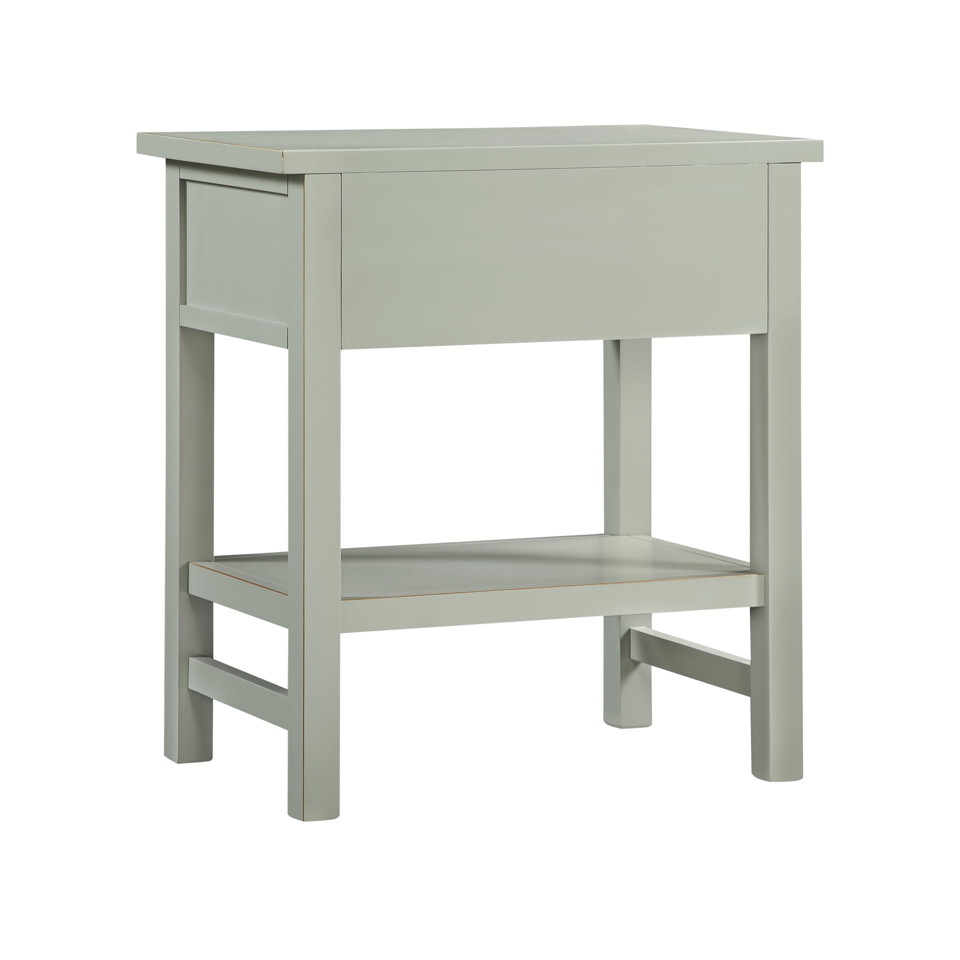 Finley - 1 Drawer Storage Nightstand - Antique Gray - Image 11
