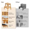 2 Step Stool, Indoor / Outdoor Use - Acacia Wood - Image 9
