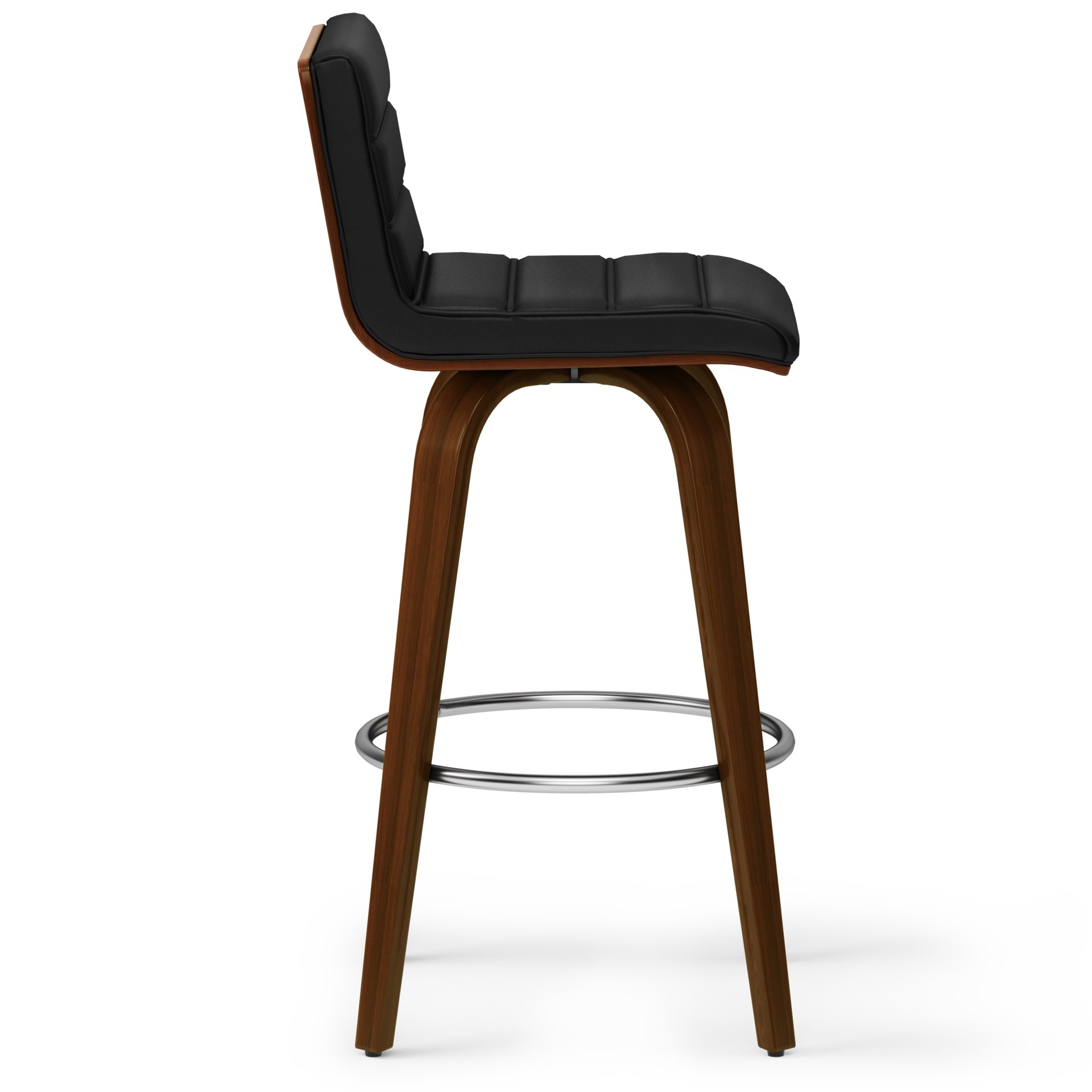 Roland - Swivel Bar Stool - Black - Image 6