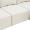 Modular U Shaped Sectional With Ottomans, Luxury Cloud Floor Couch With Deep Seat Fully Compressed Upholstered Sofa - Beige - Image 11