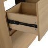 Modern Freestanding Bathroom Vanity Cabinet With Double Drawer - Oak - Image 7
