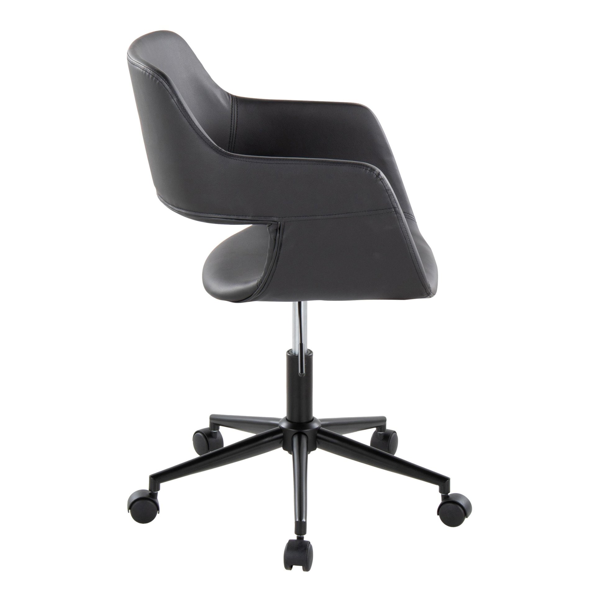 Margarite - Contemporary Task Chair - Black - Image 2