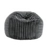 Sky Luxe - Minky Gunmetal Memory Foam Lounger - Gray - Image 2