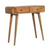 Curved Hallway Table - Oak - Image 7