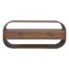 Curved Edge Media Unit With 2 Drawers - Chestnut - Image 9