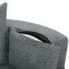360° Swivel Chair Accent Barrel Chair Swivel Round Sofa Chair With 3 Removable Pillows For Living Room, Office And Hotel - Gray - Image 21