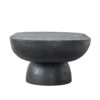 Oval Coffee Table - Black - Image 4