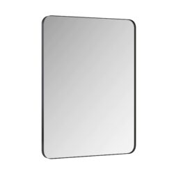 Wall Mirror Rectangular Mirror Metal Framed Mirror Vanity Mirror Dressing Mirror, For Bathroom, Living Room, Bedroom Wall Decor - Black