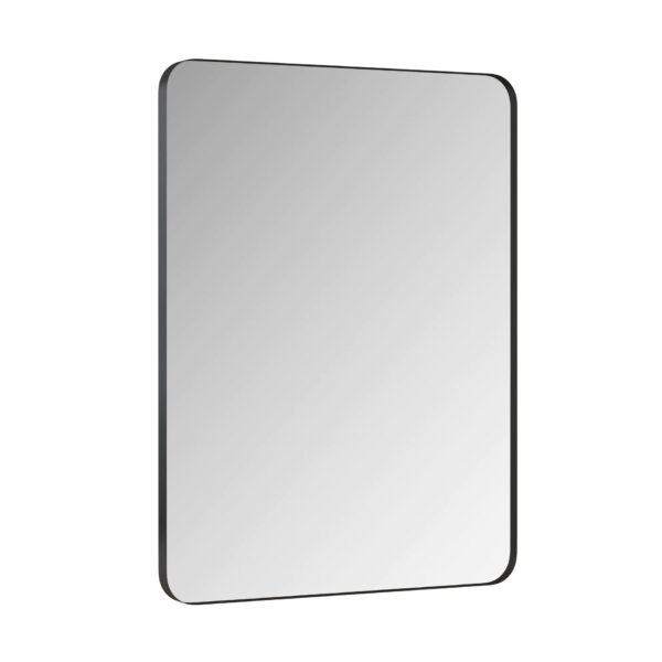 Wall Mirror Rectangular Mirror Metal Framed Mirror Vanity Mirror Dressing Mirror, For Bathroom, Living Room, Bedroom Wall Decor - Black