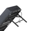 Twin Folding Bed With Memory Foam Mattress Portable Rollaway Bed Sturdy Metal Frame - Brushed Nickel - Image 24