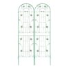 4 Pack Metal Garden Trellis Rustproof Trellis For Climbing Plant Outdoor Flower Support - Green - Image 11