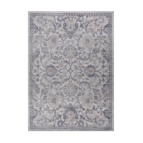 Marfi - 5' X 7' Oriental Area Rug - Sand / Ivory