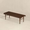 Mia - Mid-Century Modern Bench - Dark Brown - Image 4