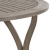 Hermosa - Outdoor Acacia Wood Table With Teak - Gray - Image 9