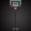 Portable Basketball Hoop Basketball System 4.76-10Ft Height Adjustable For Youth Adults LED Basketball Hoop Lights, Colorful Lights, Waterproof, Super Bright To Play At Night Outdoors, Good Gift For Kid - Black - Image 13