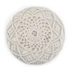 Coates - Round Macrame Pouf - Natural - Image 6