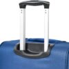 Softside Luggage Expandable 3 Piece Set Suitcase Upright Spinner Softshell Lightweight Luggage Travel Set - Blue - Image 9