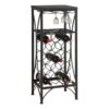 Home Bar, Wine Rack, Transitional - Black - Image 2