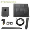 Dual Shower Head 16" Ceiling Mount Square Shower System With Rough In Valve - Oil-Rubbed Bronze - Image 9