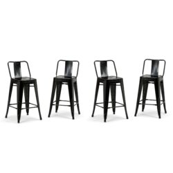 Rayne - Counter Height Stool (Set of 4) - Black