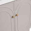 Modern Freestanding Bathroom Vanity With Soft Close Cabinet Doors, Excluding Sink - Khaki - Image 13