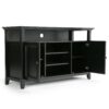 Amherst - TV Media Stand - Black - Image 3