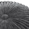 Renee - Round Pouf - Slate Gray - Image 2